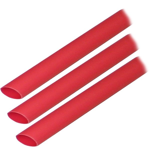 Ancor Heat Shrink Tubing 3/16in x 3in - Red - 3 Pieces 302603